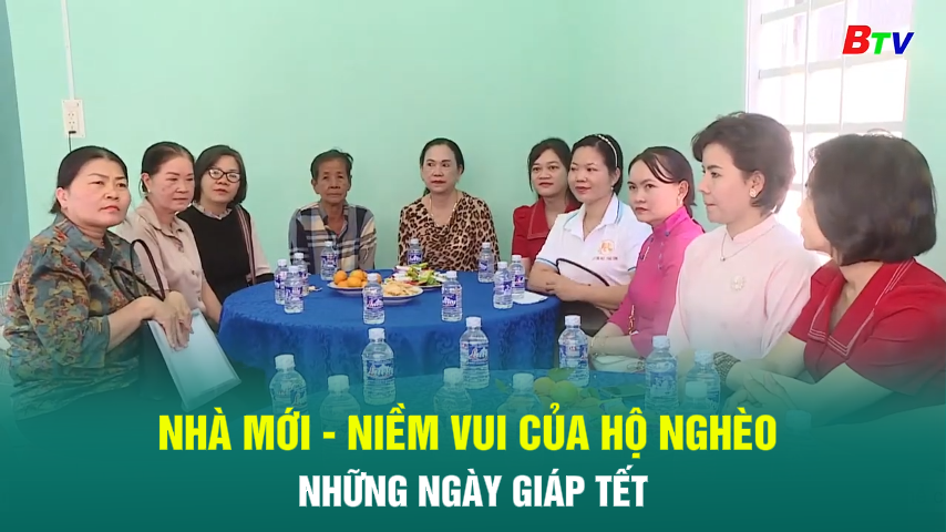 Nhà mới - niềm vui của hộ nghèo những ngày giáp Tết