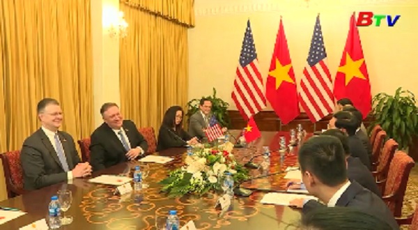 Phó Thủ tướng Phạm Bình Minh hội đàm với Ngoại trưởng Mỹ