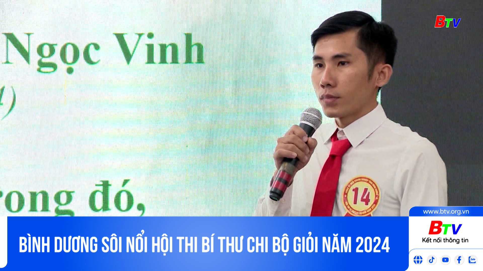 Bình Dương sôi nổi hội thi Bí thư Chi bộ giỏi năm 2024