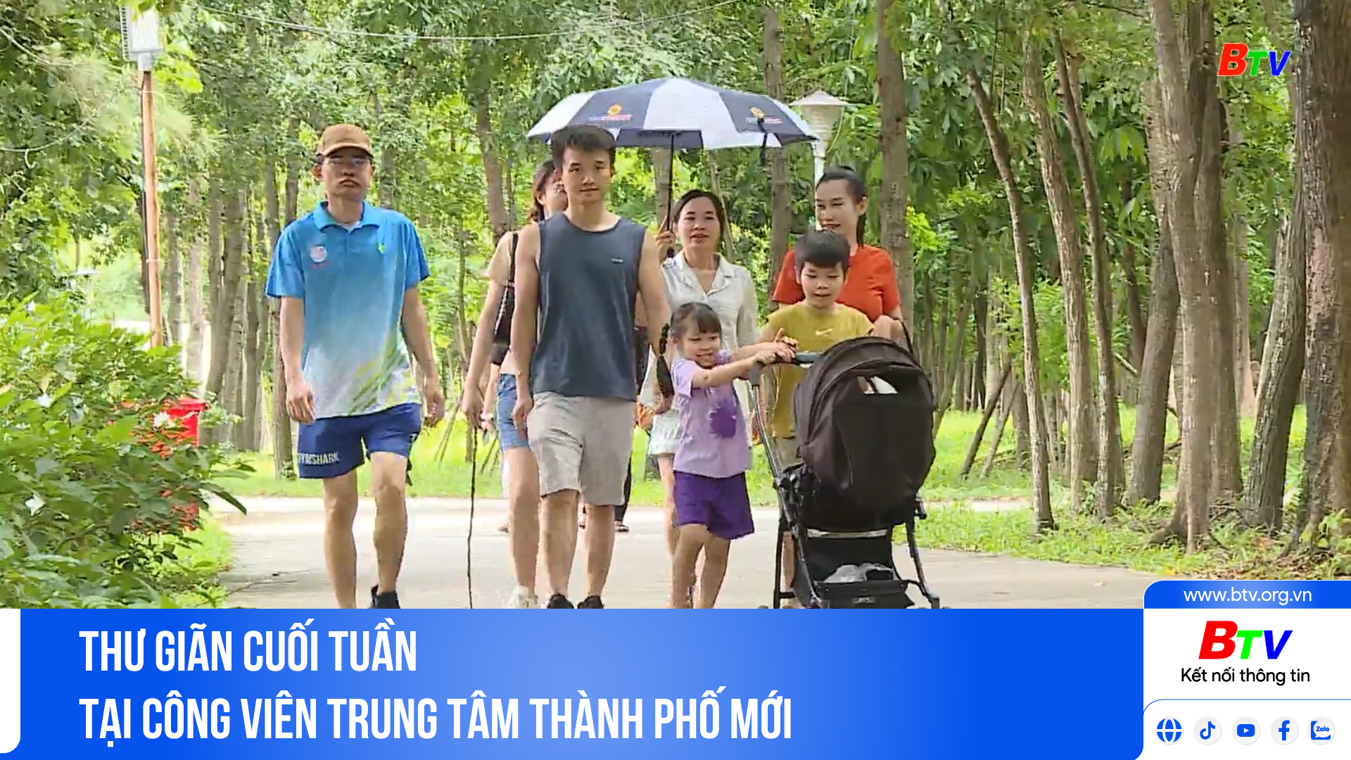 Thư giãn cuối tuần tại Công viên trung tâm Thành phố mới