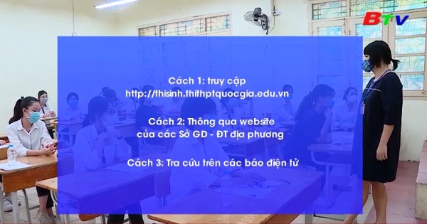 Công bố điểm thi tốt nghiệp THPT