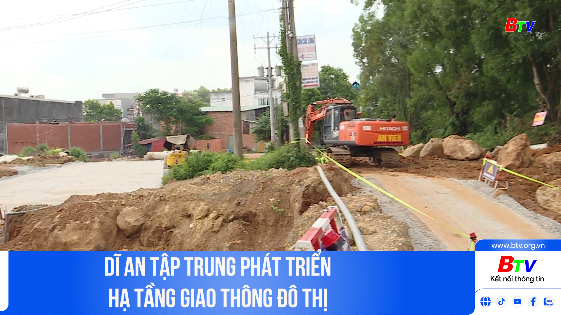 Dĩ An tập trung phát triển hạ tầng giao thông đô thị