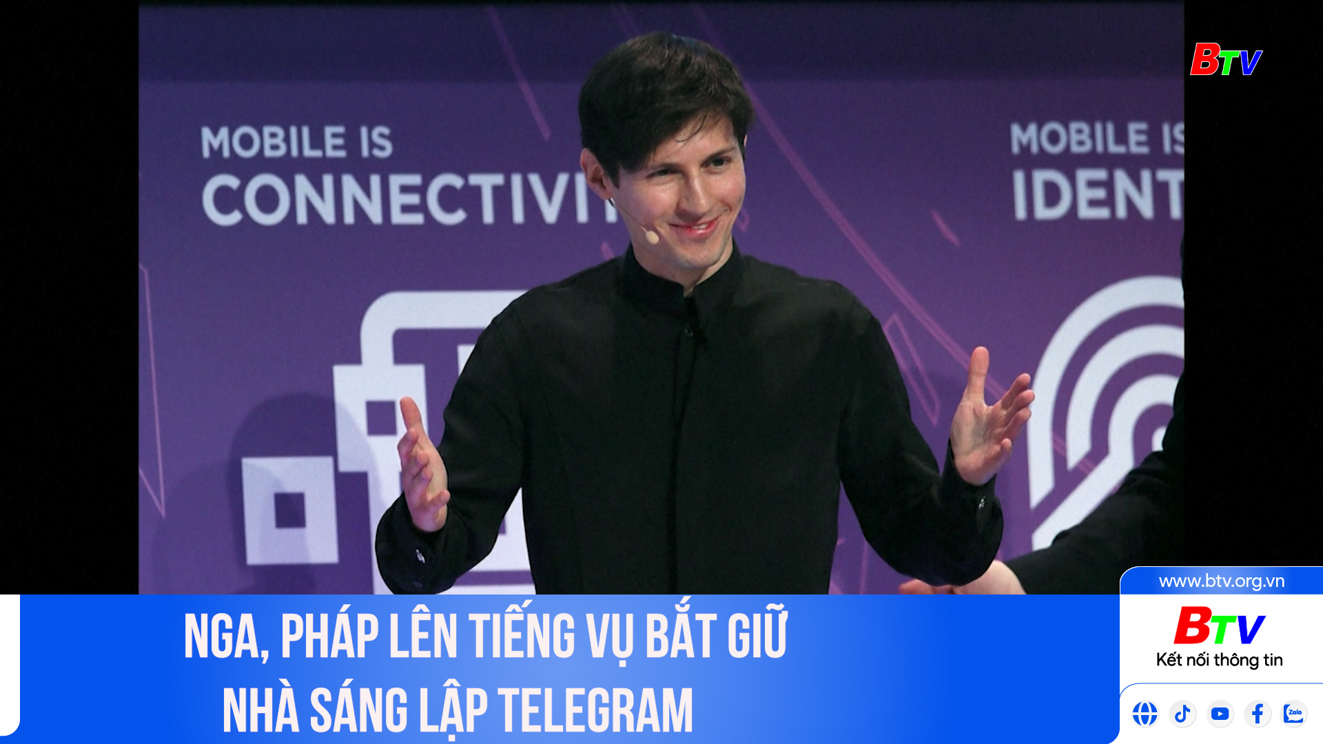 Nga, Pháp lên tiếng vụ bắt giữ nhà sáng lập Telegram