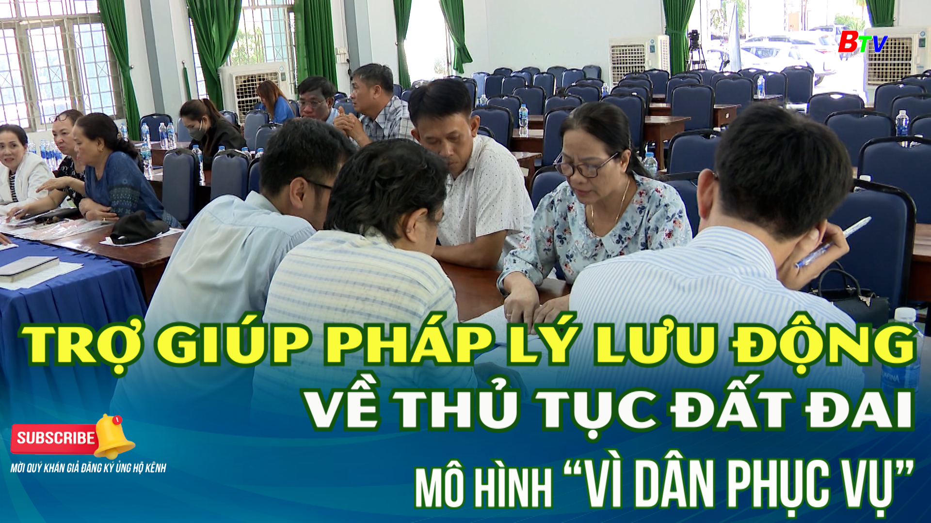 Trợ giúp pháp lý lưu động về thủ tục đất đai mô hình “Vì dân phục vụ”