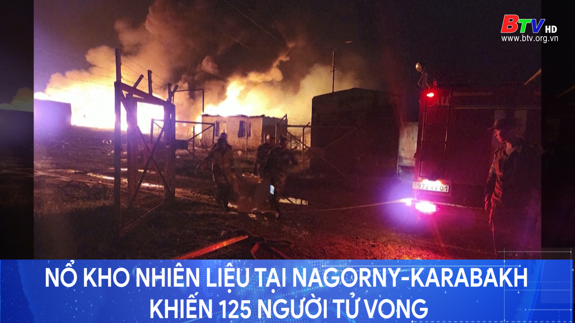 Nổ kho nhiên liệu tại Nagorny-Karabakh khiến 125 người tử vong