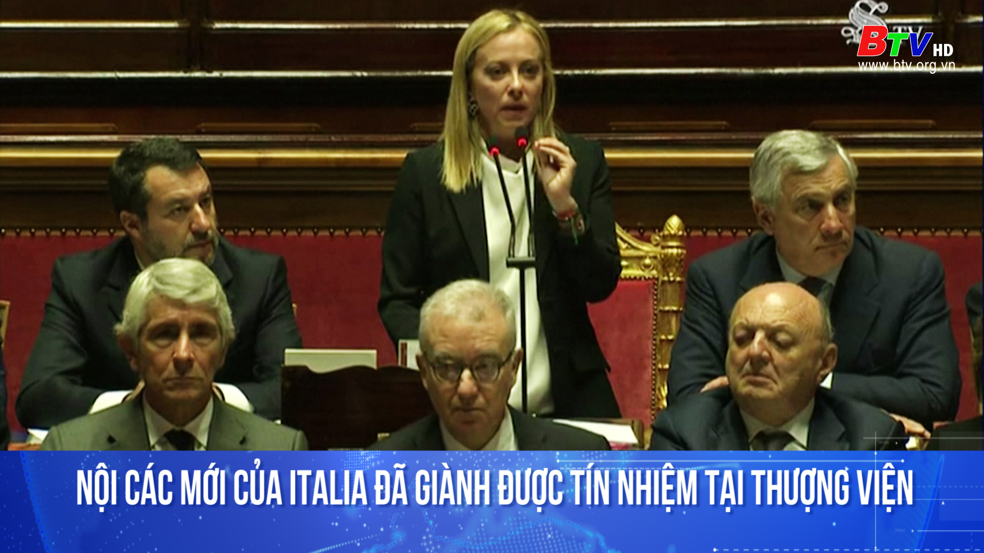 Nội các mới của Italia đã giành được tín nhiệm tại Thượng viện