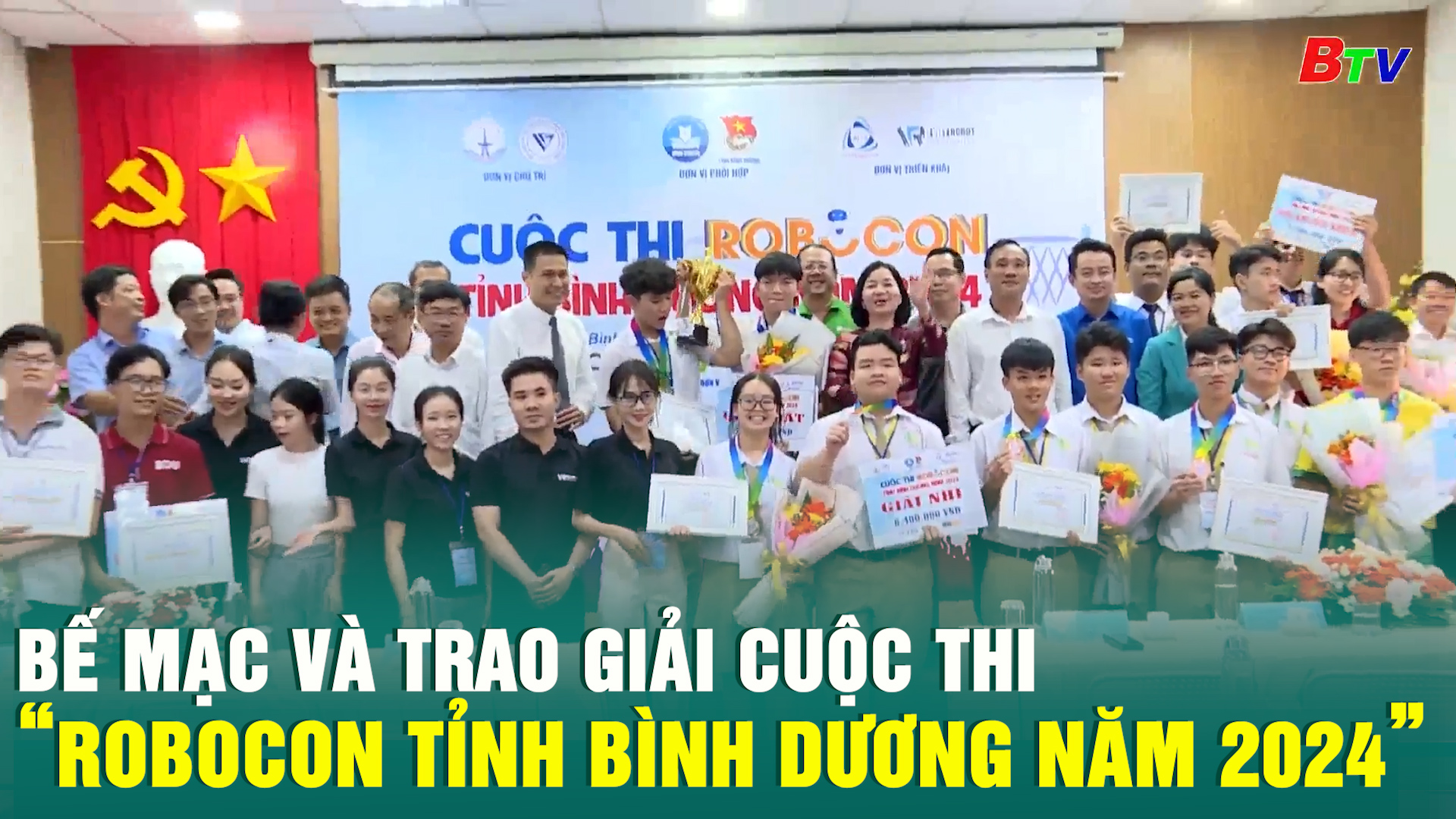 Bế mạc và Trao giải cuộc thi “Robocon tỉnh Bình Dương năm 2024”