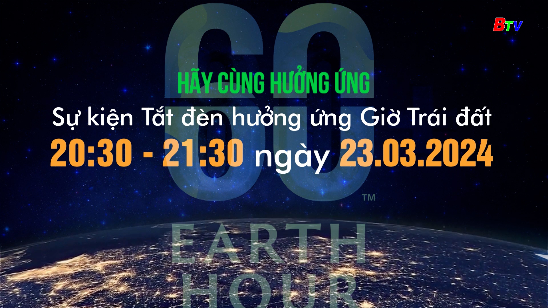 Hưởng ứng Giờ trái đất 2024