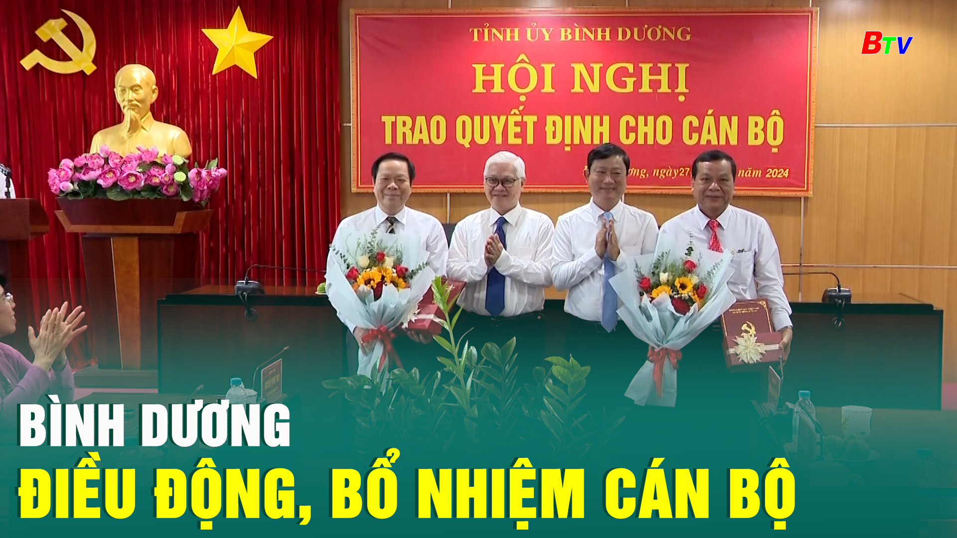 Bình Dương điều động, bổ nhiệm cán bộ