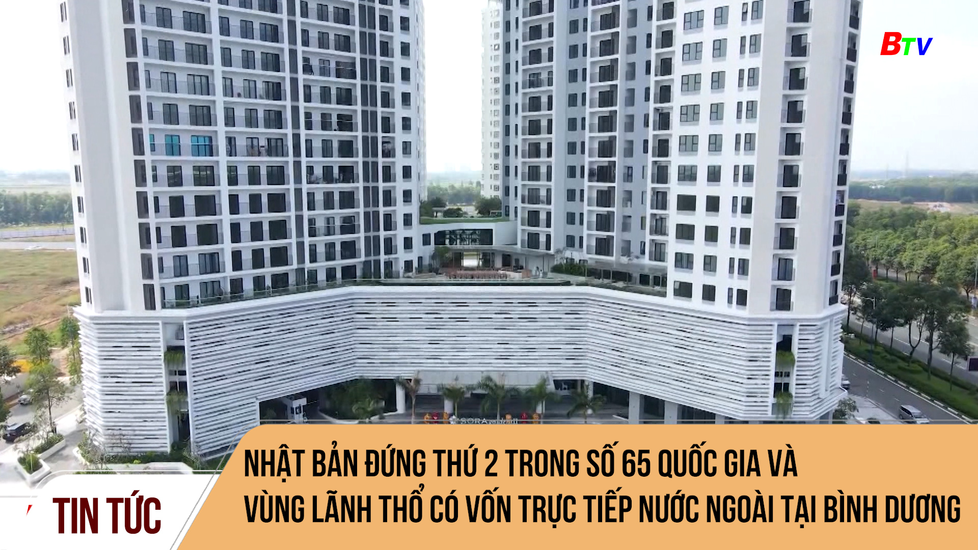 Nhật Bản đứng thứ 2 trong số 65 Quốc gia và vùng Lãnh thổ có vốn trực tiếp nước ngoài tại Bình Dương