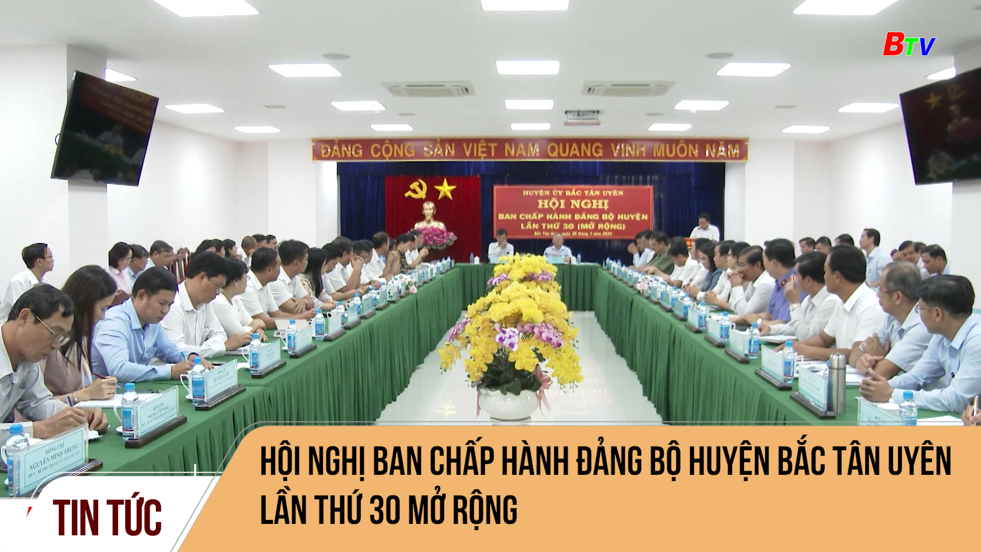 Hội nghị Ban chấp hành Đảng bộ huyện Bắc Tân Uyên lần thứ 30 mở rộng