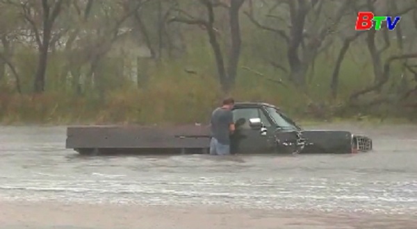 Thiệt hại ban đầu do bão Harvey gây ra tại bang Texas