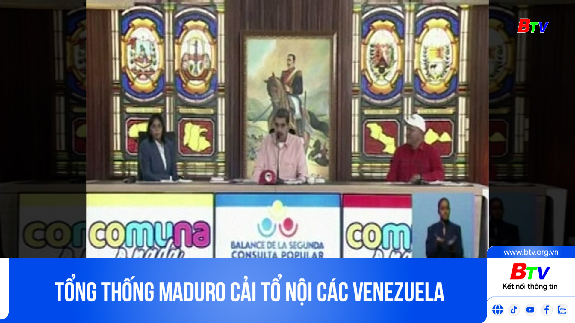 Tổng thống Maduro cải tổ Nội các Venezuela