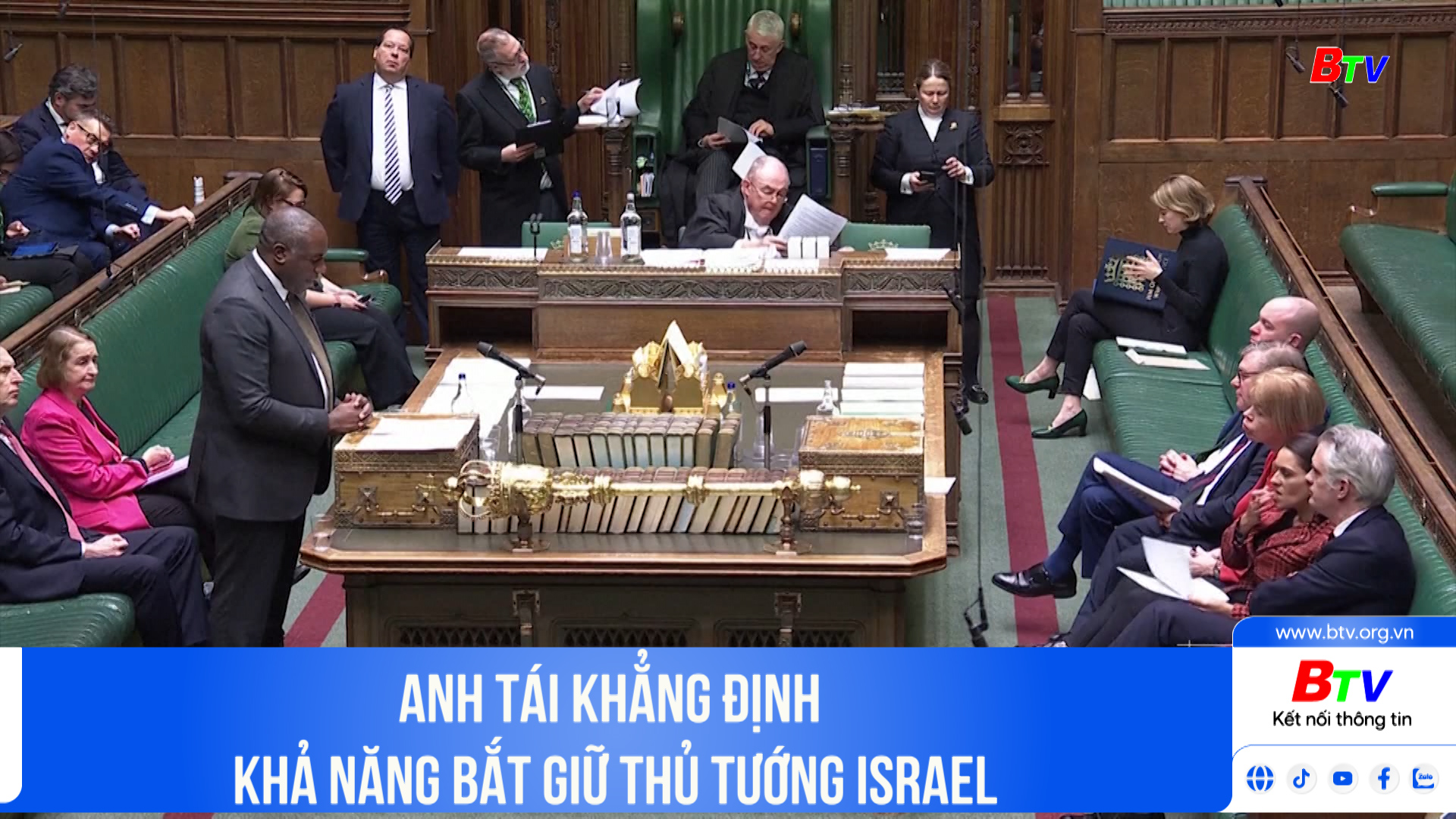 Anh tái khẳng định khả năng bắt giữ thủ tướng Israel