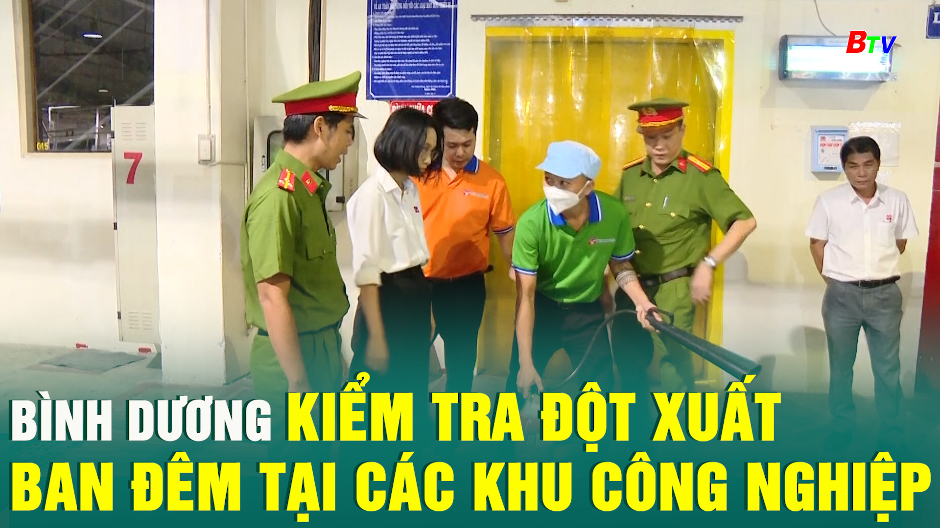 Bình Dương kiểm tra đột xuất ban đêm tại các khu công nghiệp