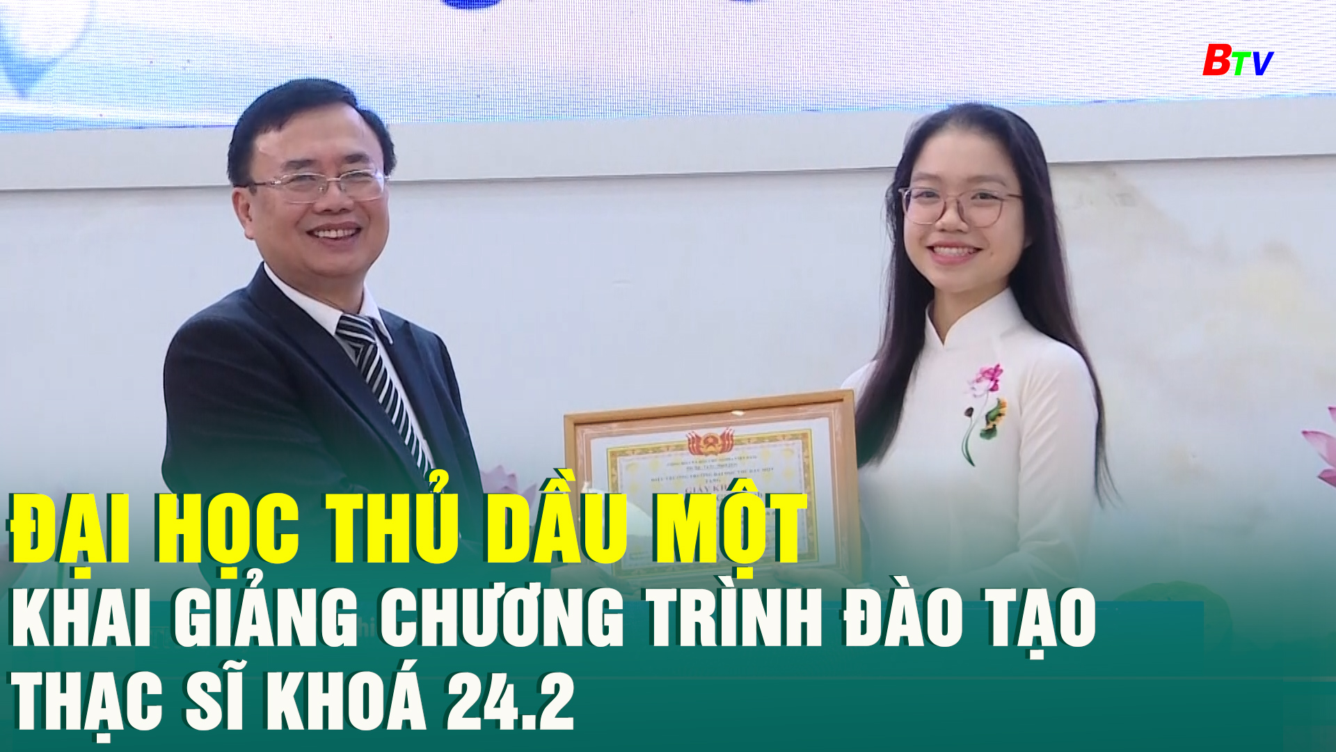 Đại học Thủ Dầu Một khai giảng chương trình đào tạo thạc sĩ khoá 24.2