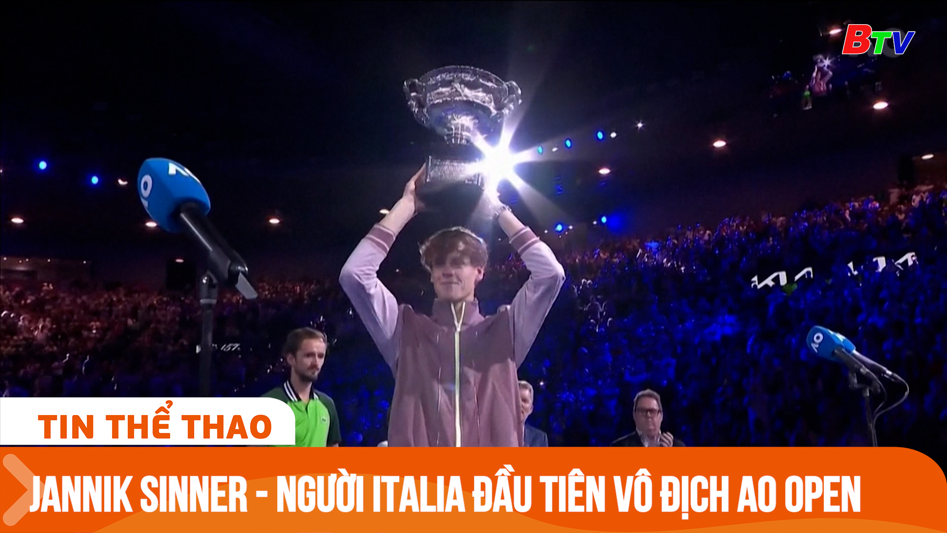 Jannik Sinner, người Italia đầu tiên vô địch Australia Open | Tin Thể thao 24h