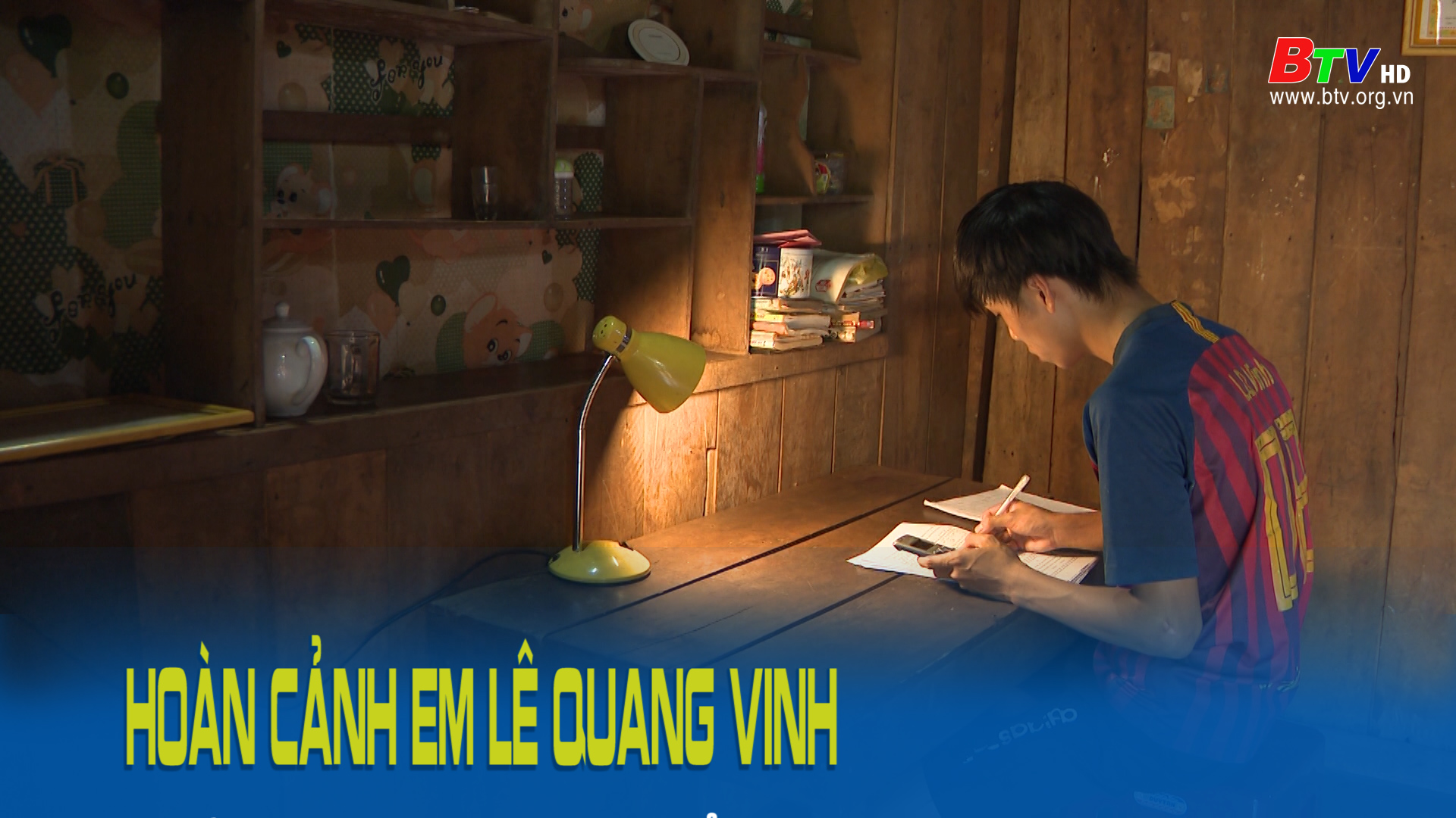 Thắp sáng ước mơ xanh - Hoàn cảnh em Lê Quang Vinh
