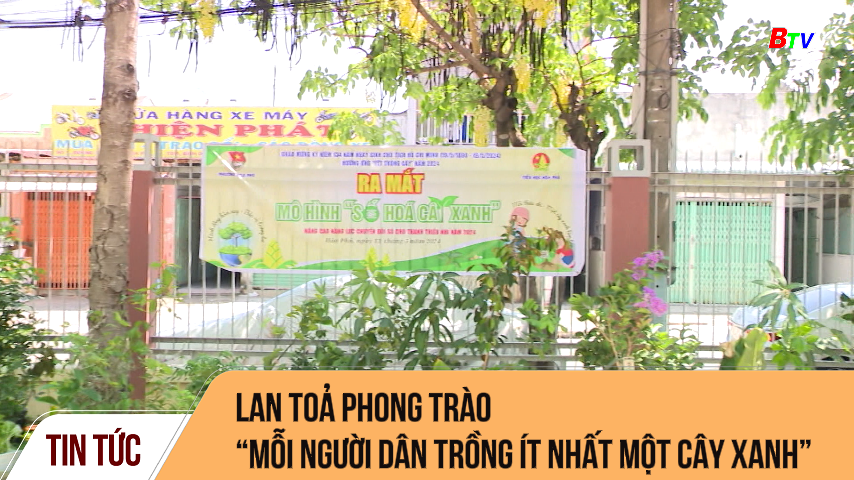 Lan toả phong trào “mỗi người dân trồng ít nhất một cây xanh”