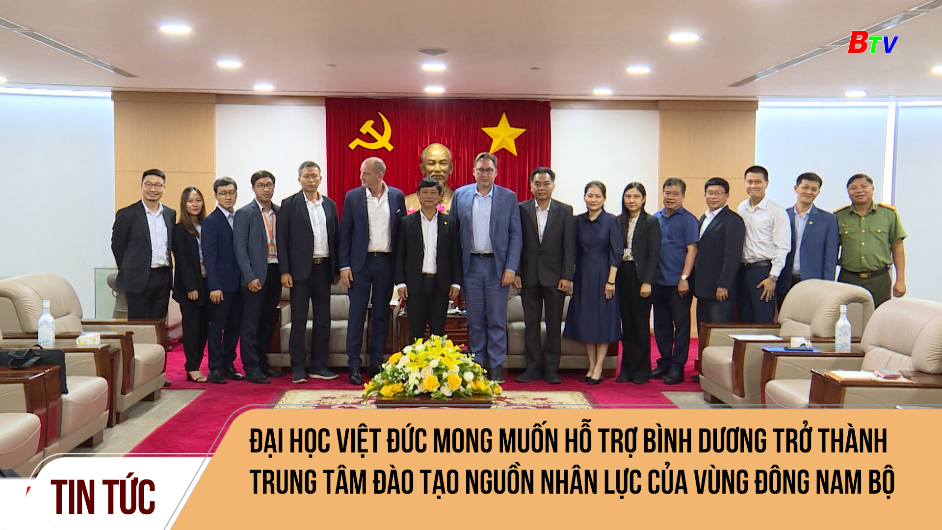 Đại học Việt Đức mong muốn hỗ trợ Bình Dương trở thành trung tâm đào tạo nguồn nhân lực của vùng Đông Nam Bộ