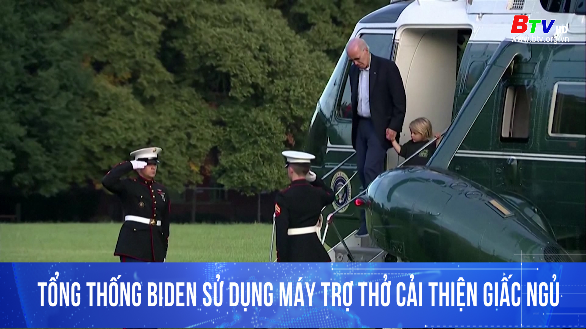 Tổng thống Biden sử dụng máy trợ thở cải thiện giấc ngủ