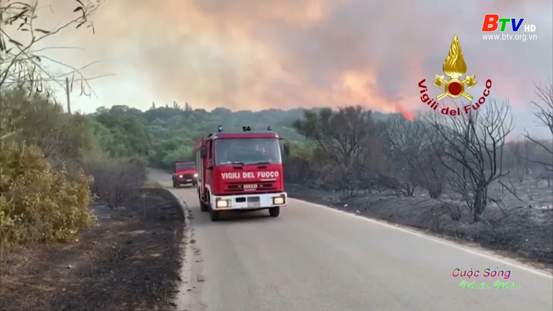 Đảo Sardinia phòng chống cháy rừng bằng công nghệ cao