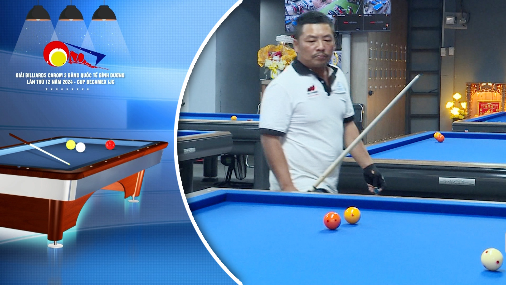 Cơ thủ Bình Dương tích cực tập luyện chờ ngày khai cuộc Giải Billiards Carom 3 băng Quốc tế Bình Dương năm 2024 - Cúp Becamex IJC