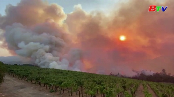 Cháy rừng tiếp tục hoành hành tại bang California, Mỹ