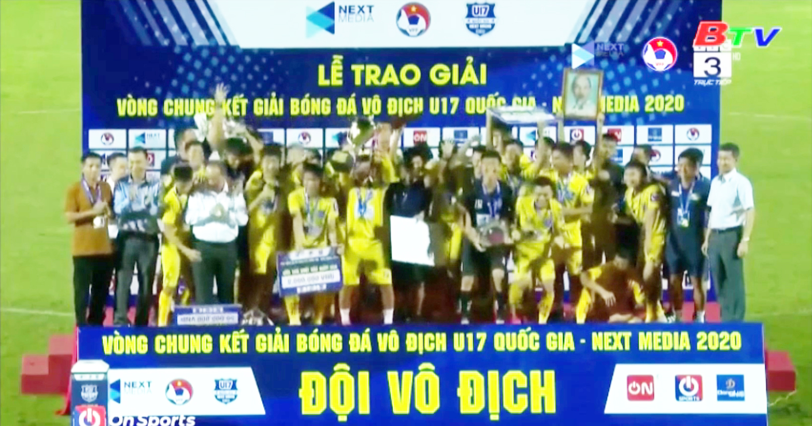 U17 Sông Lam Nghệ An vô địch Giải U17 Quốc gia 2020