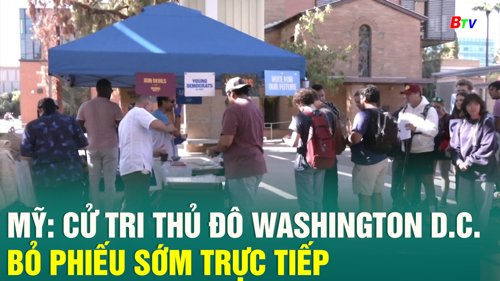 Mỹ: Cử tri thủ đô Washington D.C. bỏ phiếu sớm trực tiếp