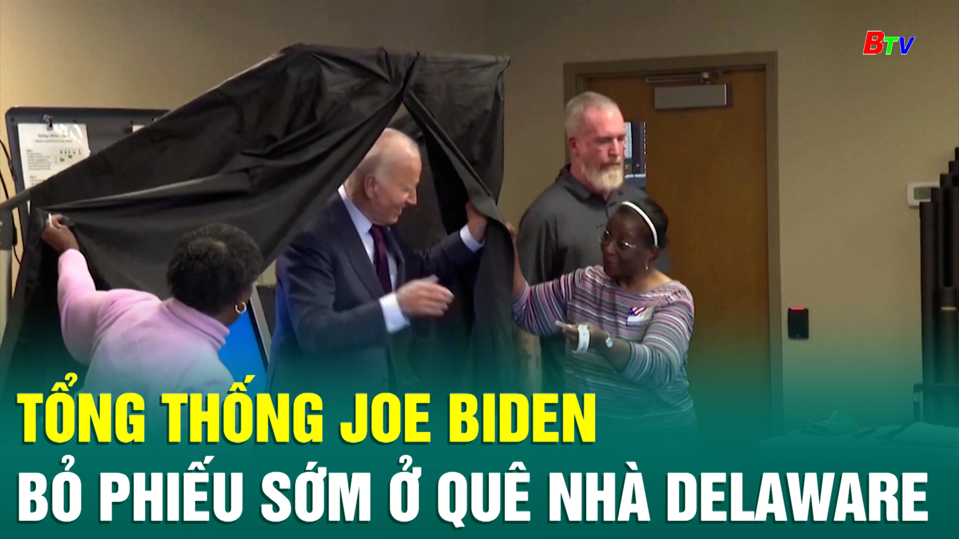 Tổng thống Joe Biden bỏ phiếu sớm ở quê nhà Delaware