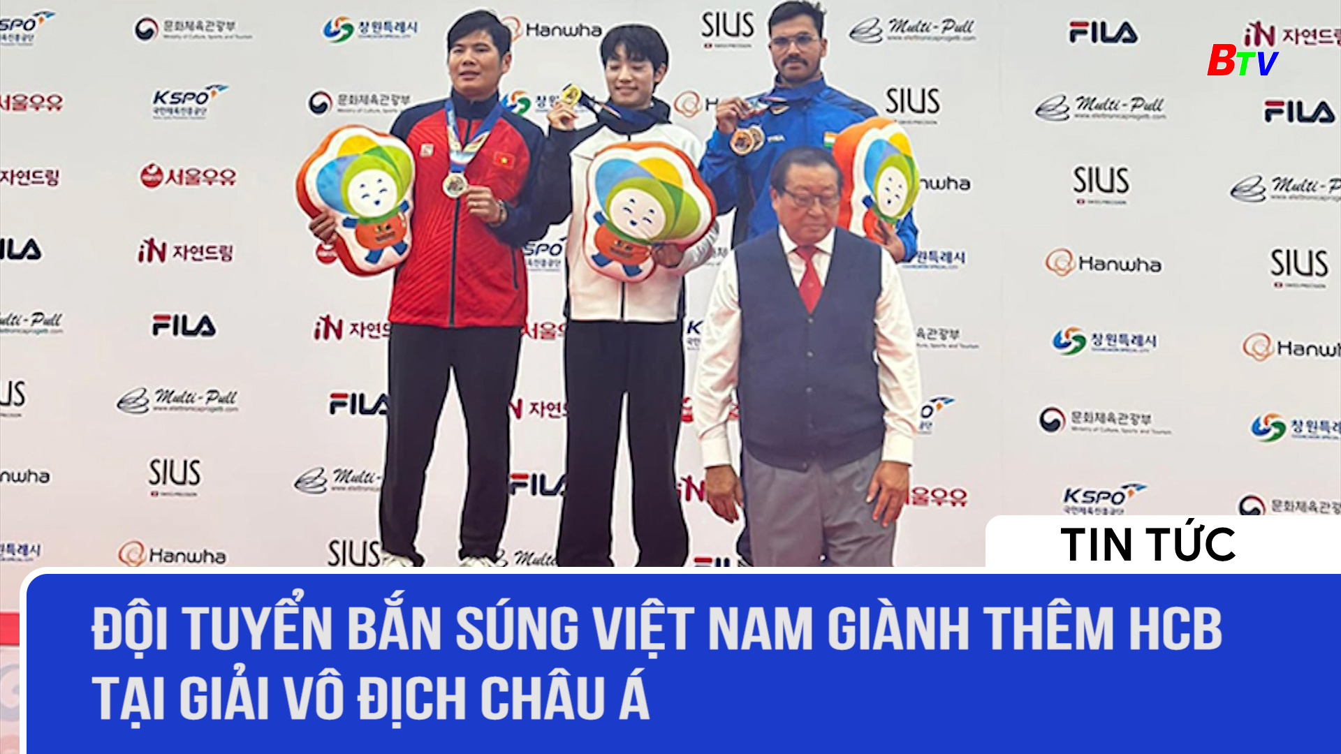 Đội tuyển bắn súng Việt Nam giành thêm HCB tại Giải vô địch châu Á