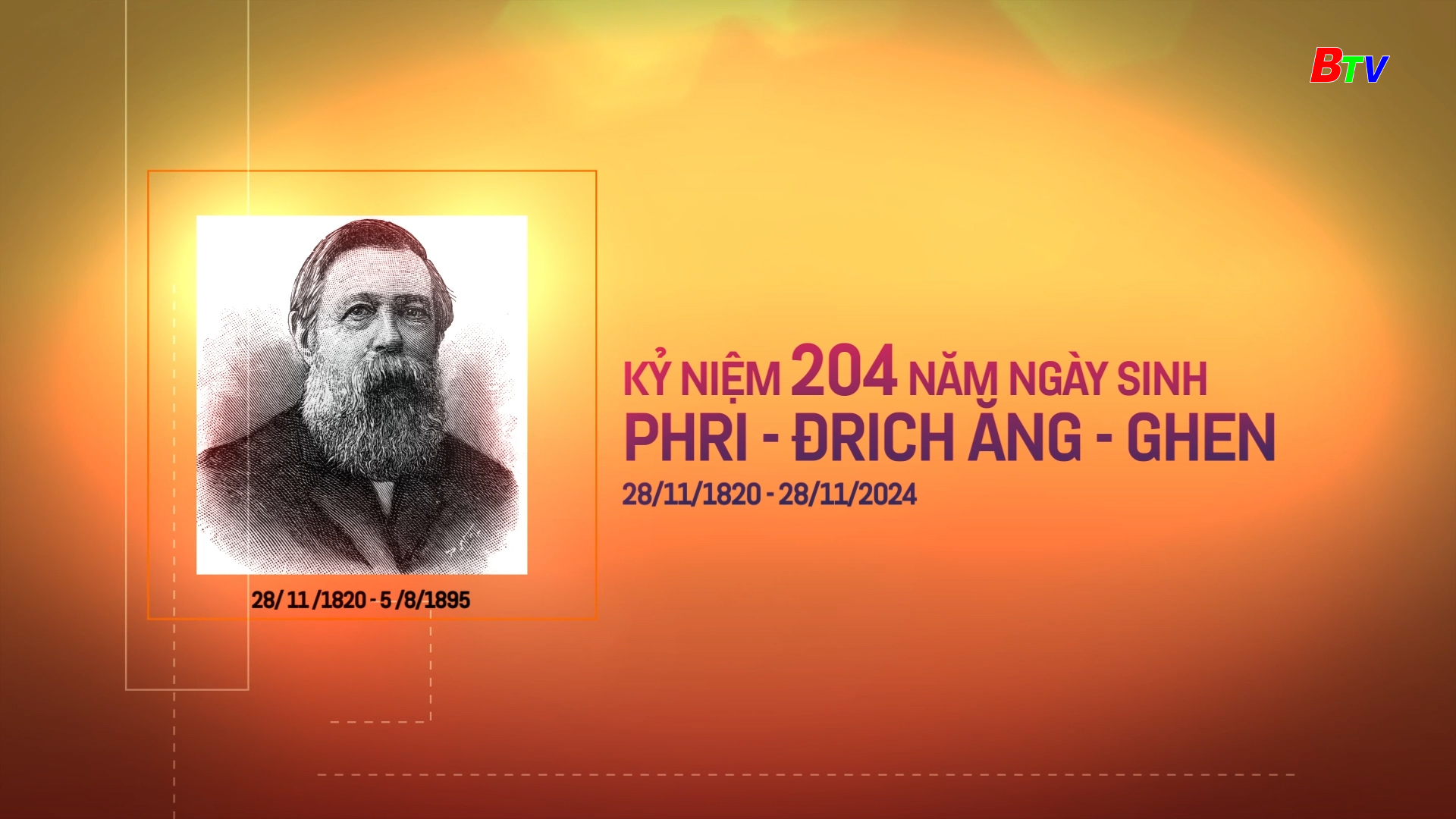 Kỷ niệm 204 năm Ngày sinh Phri - Đrich Ăng - Ghen (28/11/1820 – 28/11/2024)