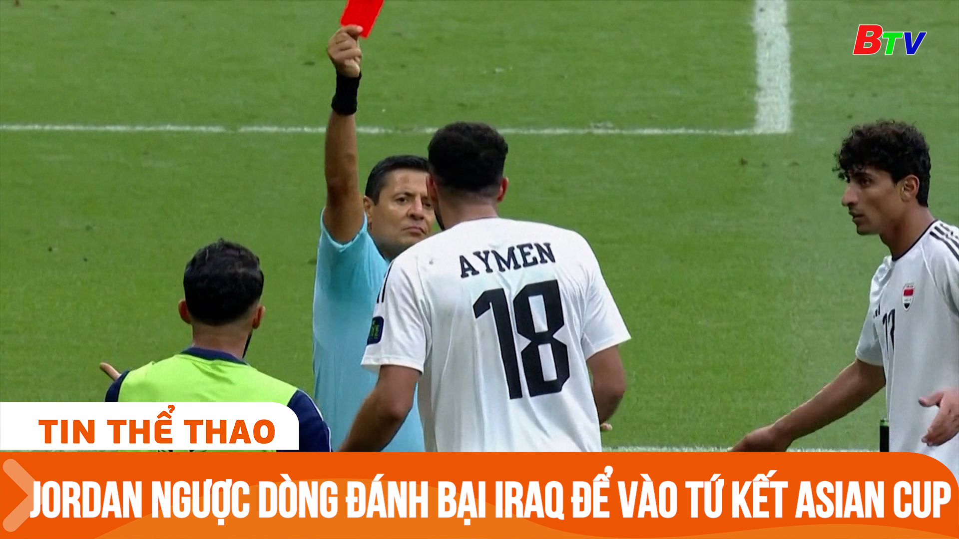 Asian Cup 2023 | Jordan ngược dòng đánh bại Iraq để vào Tứ kết | Tin Thể thao 24h