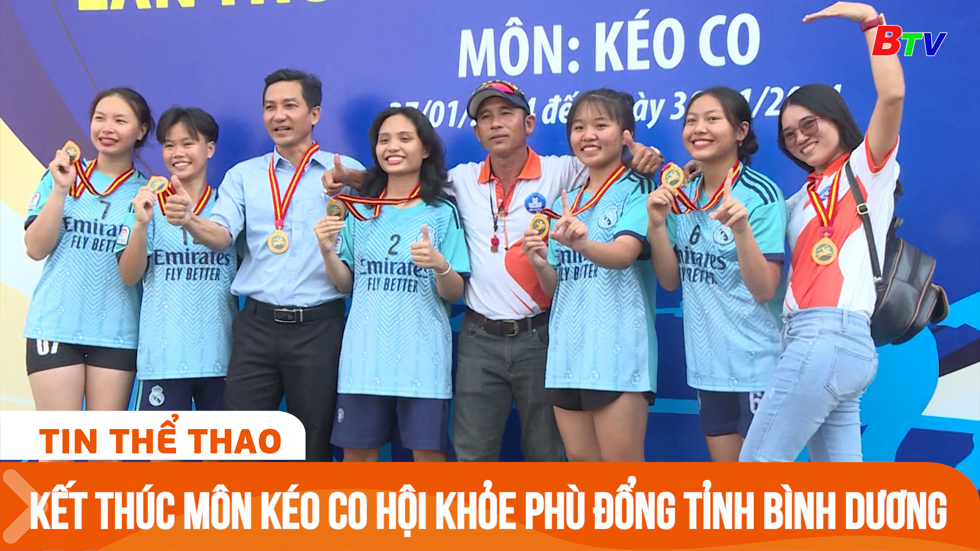 Kết thúc môn Kéo co Hội khỏe Phù Đổng tỉnh Bình Dương năm học 2023/24 | Tin Thể thao 24h