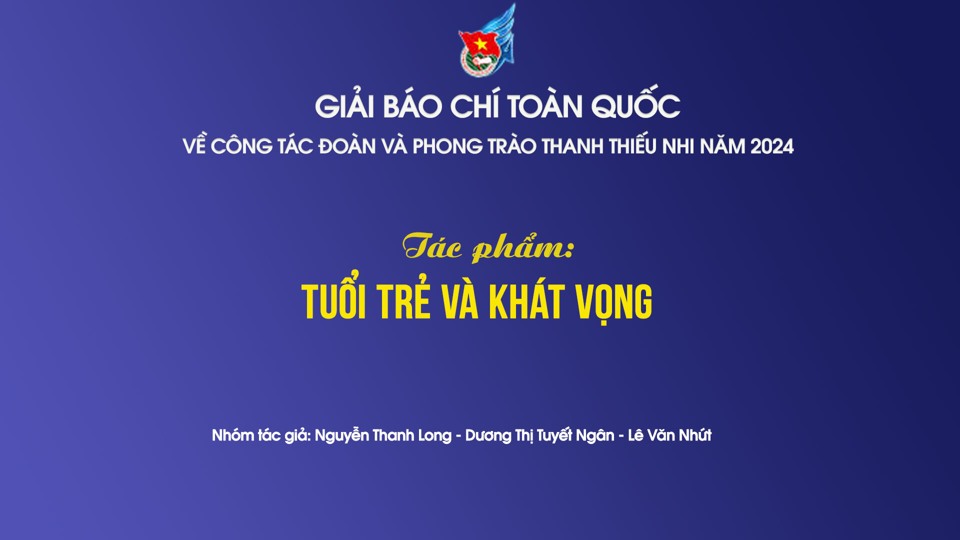 Tuổi trẻ và khát vọng