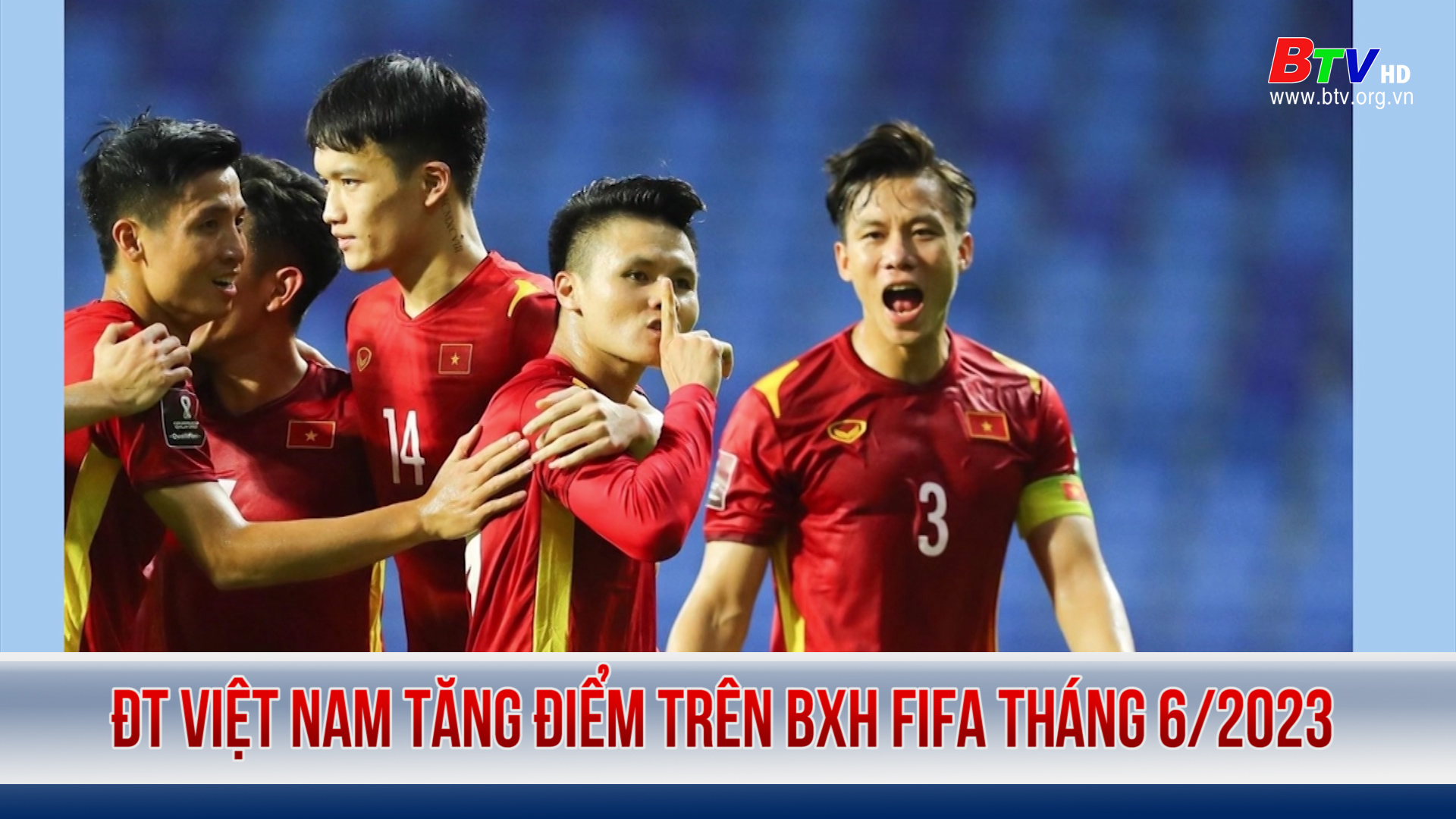 Đội tuyển Việt Nam tăng điểm trên bảng xếp hạng FIFA tháng 6/2023