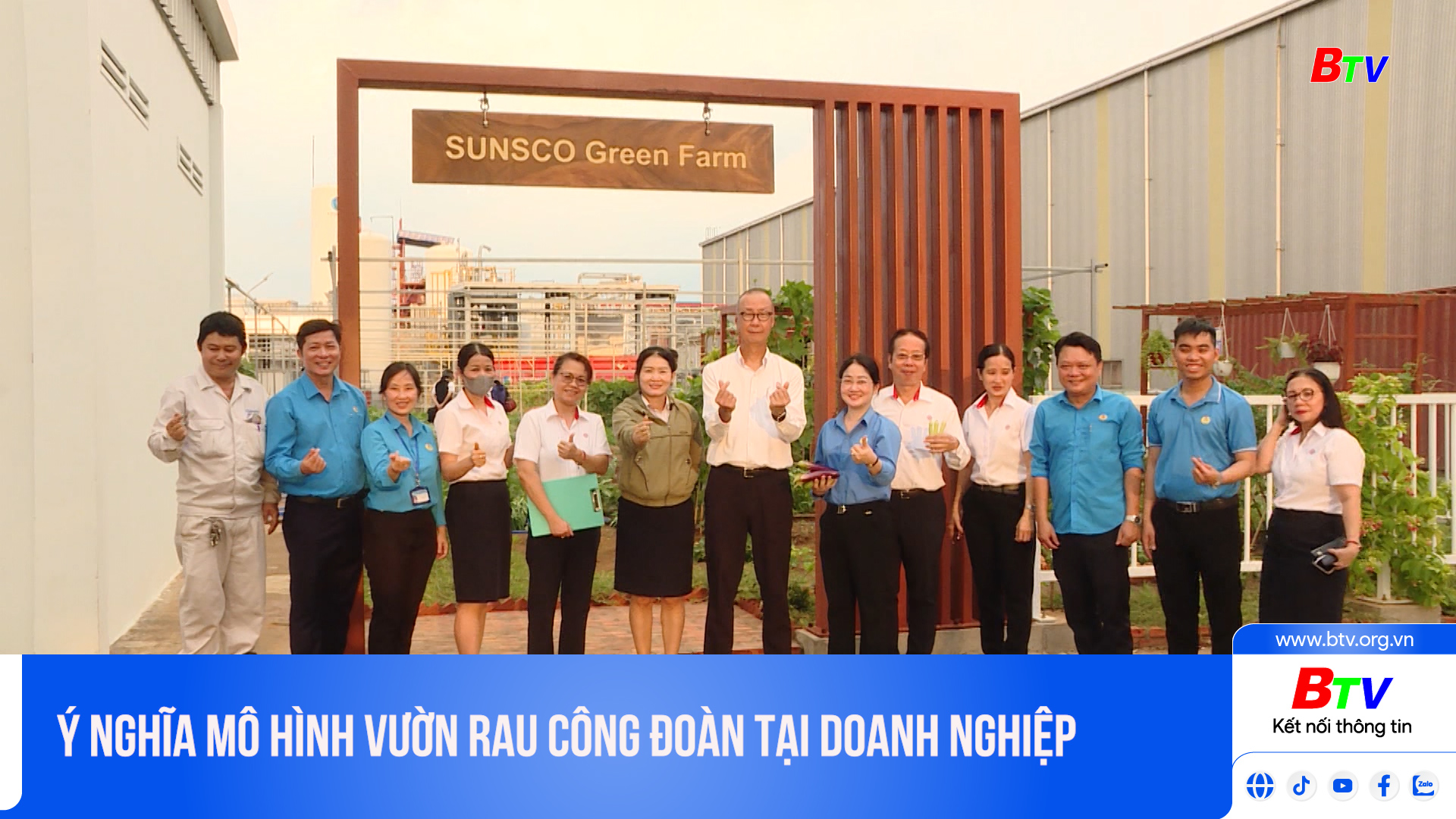 Ý nghĩa mô hình vườn rau Công đoàn tại doanh nghiệp