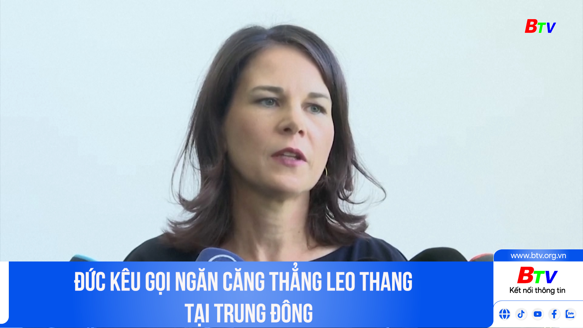 Đức kêu gọi ngăn căng thẳng leo thang tại Trung Đông