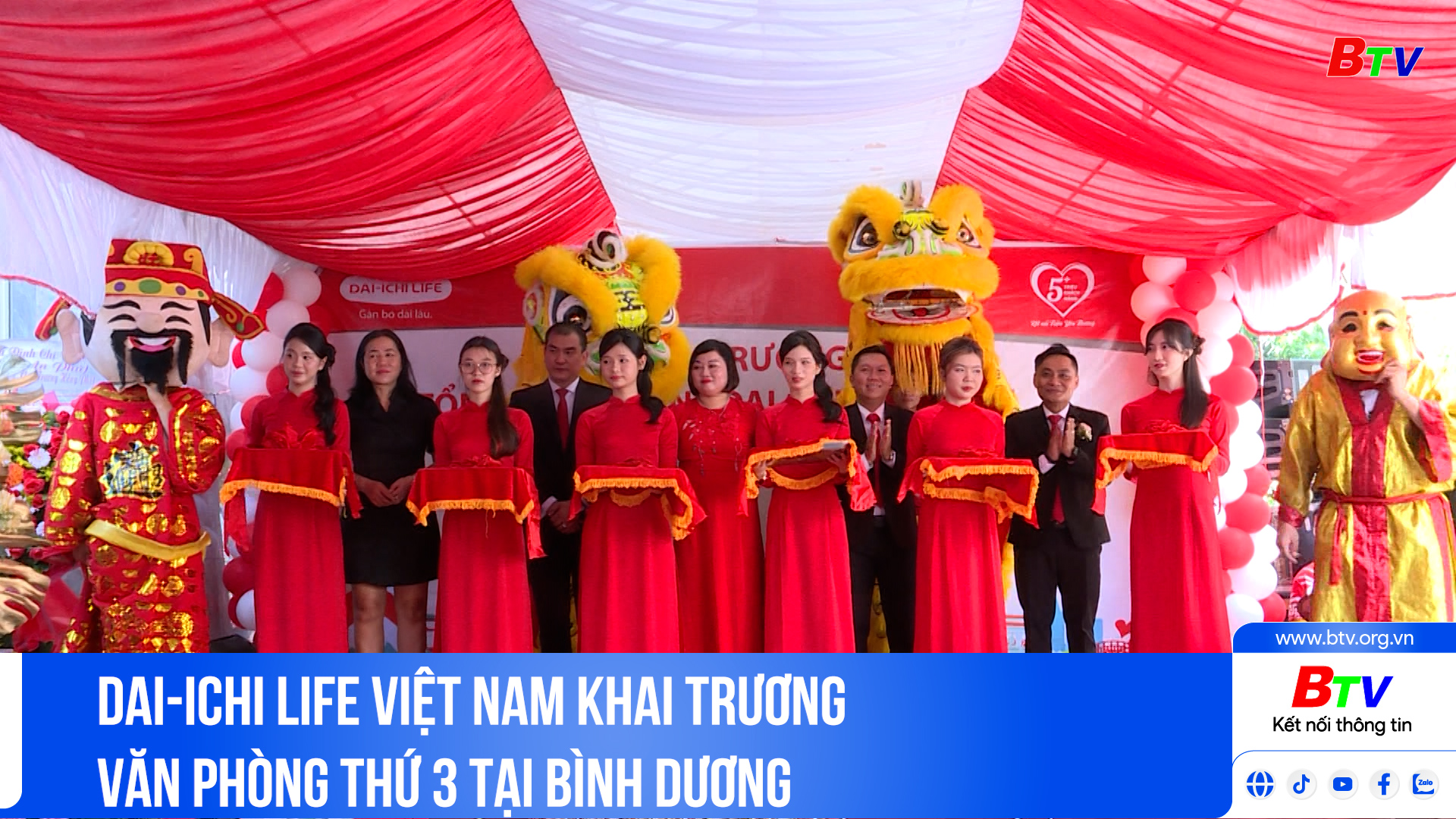 DAI-ICHI LIFE Việt Nam khai trương văn phòng thứ 3 tại Bình Dương