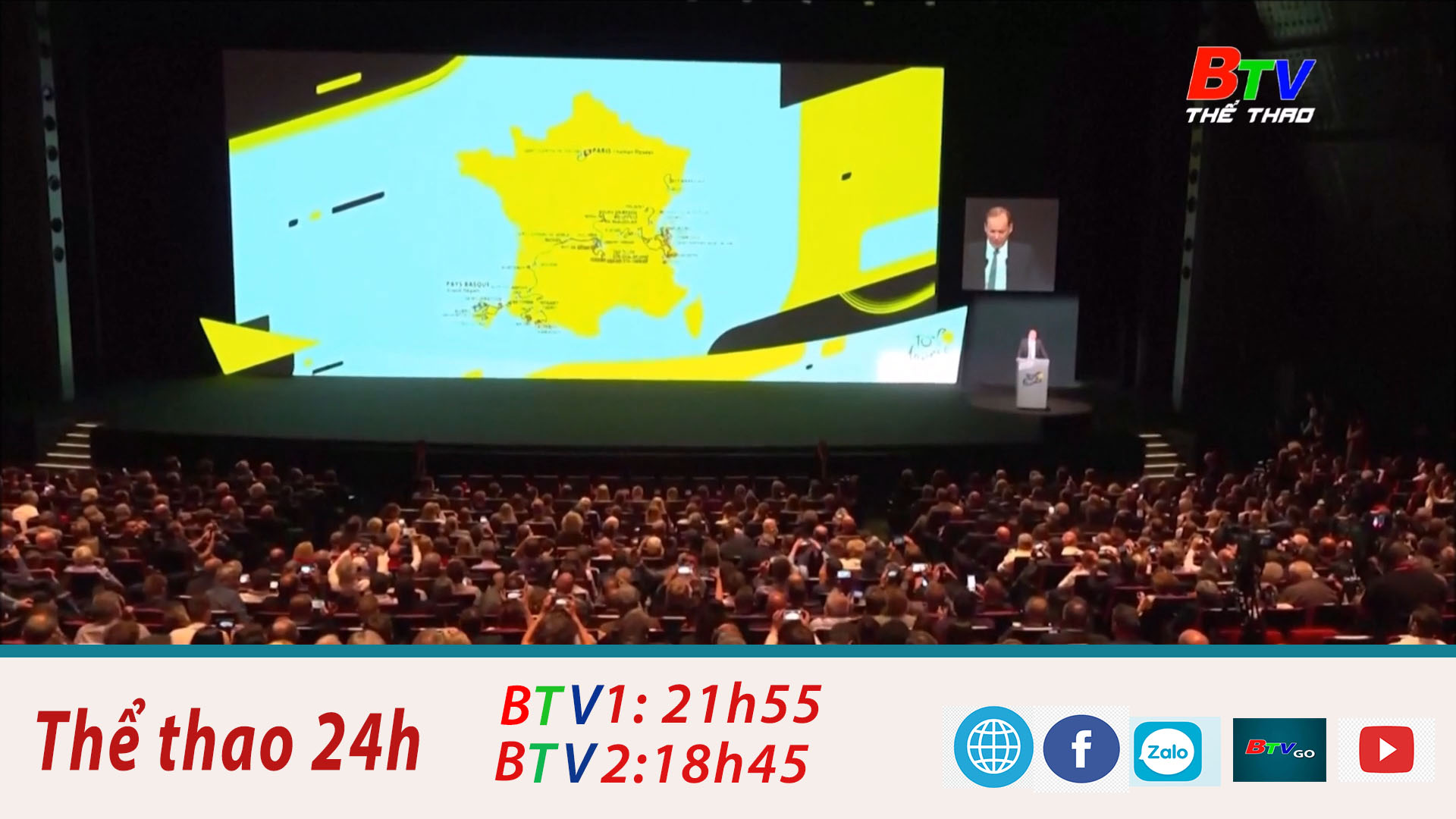 Công bố lộ trình Tour De France 2023