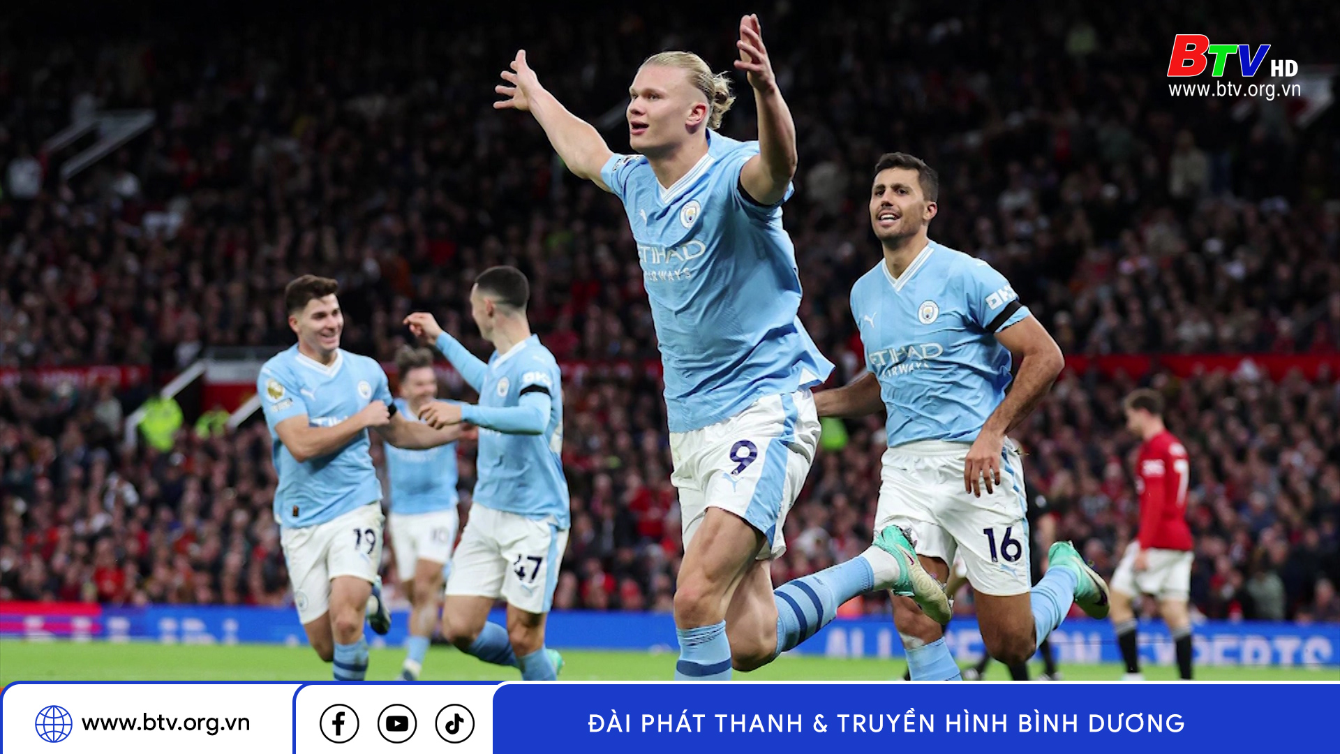 Vòng 10 giải Ngoại hạng Anh: Manchester United 0-3 Manchester City