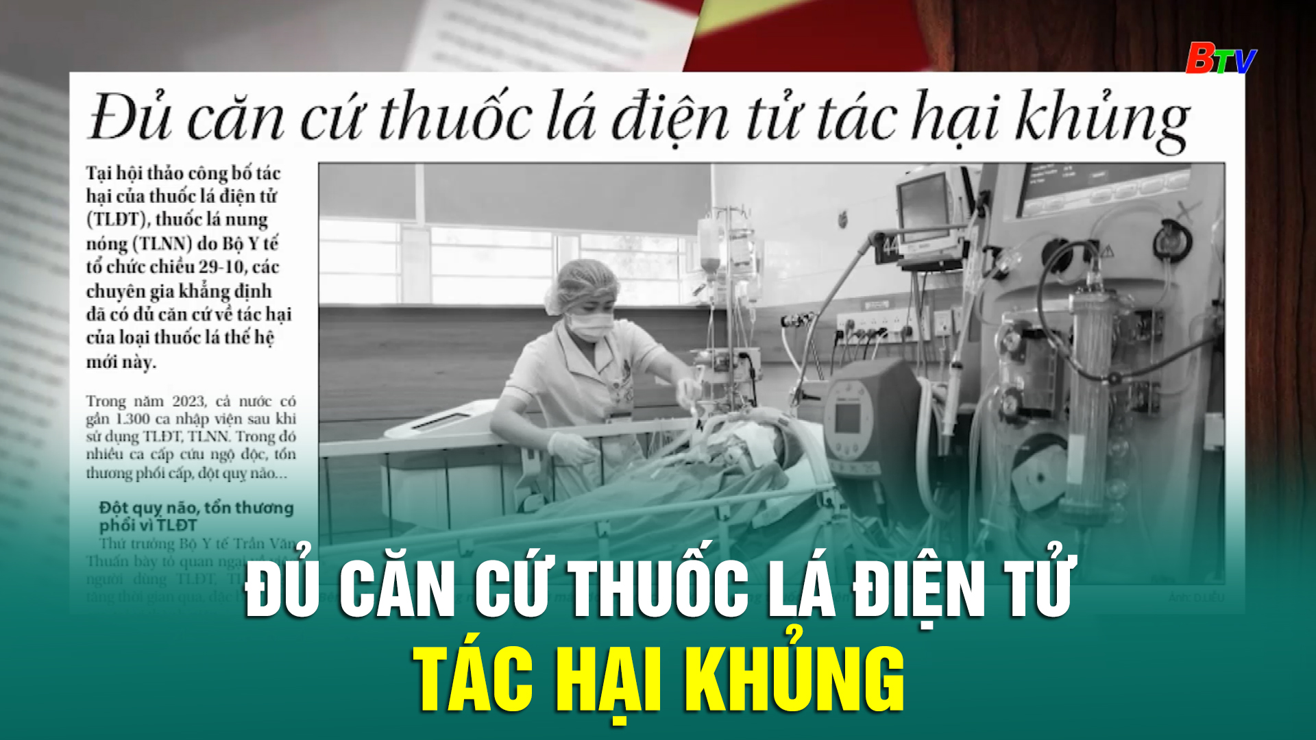 Đủ căn cứ thuốc lá điện tử tác hại khủng