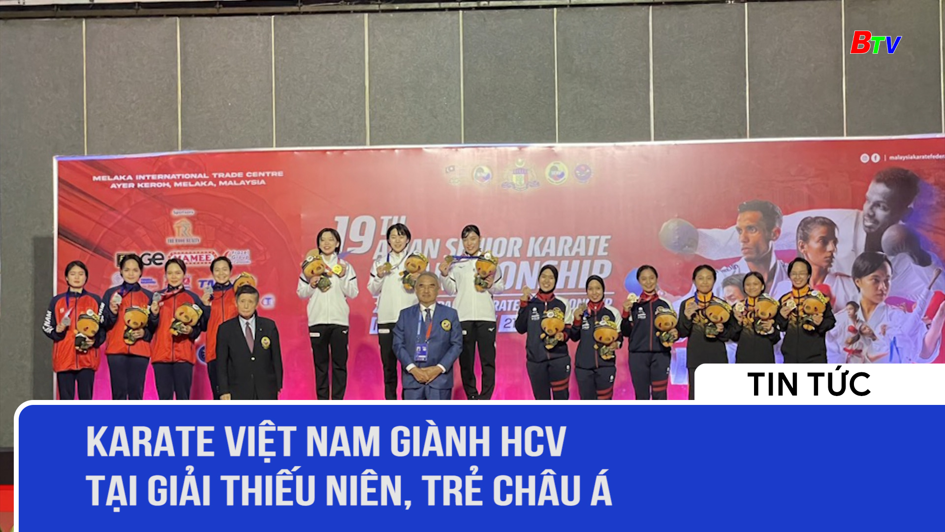 Karate Việt Nam giành HCV giải thiếu niên, trẻ châu Á