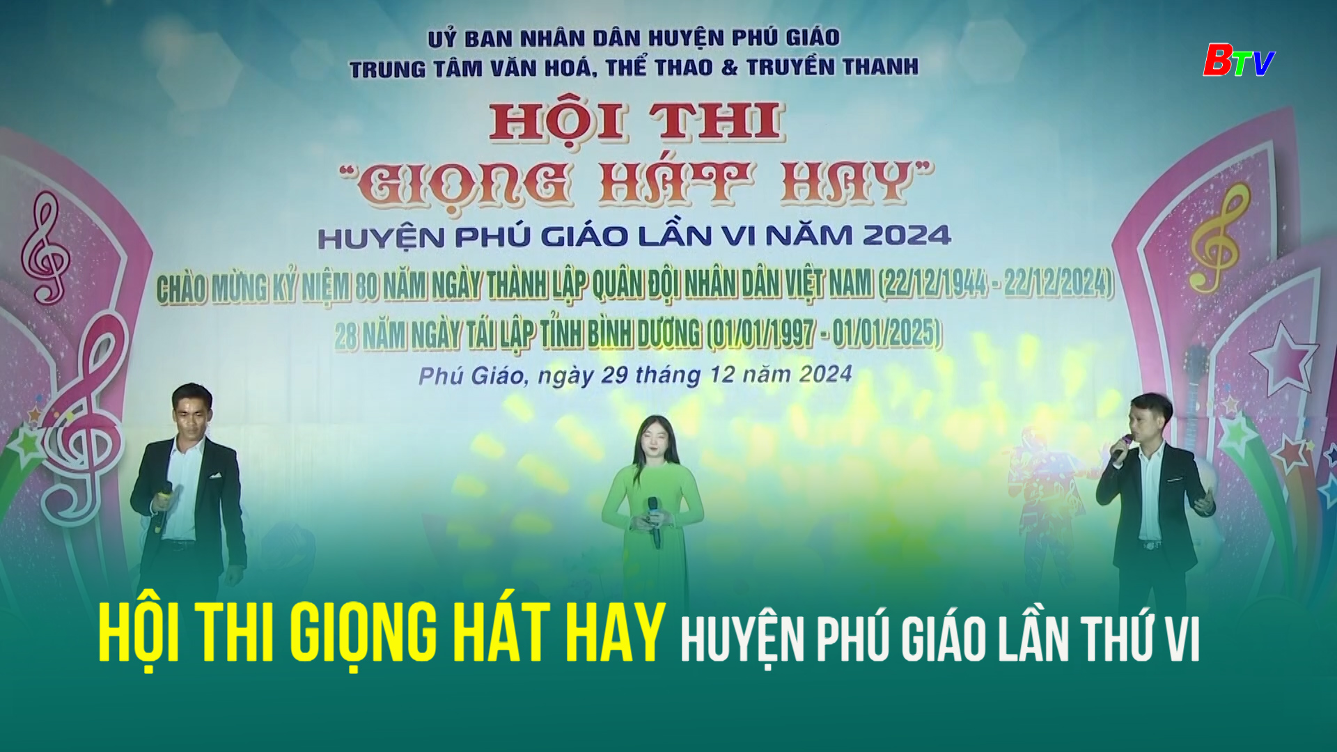 Hội thi giọng hát hay huyện Phú Giáo lần thứ VI