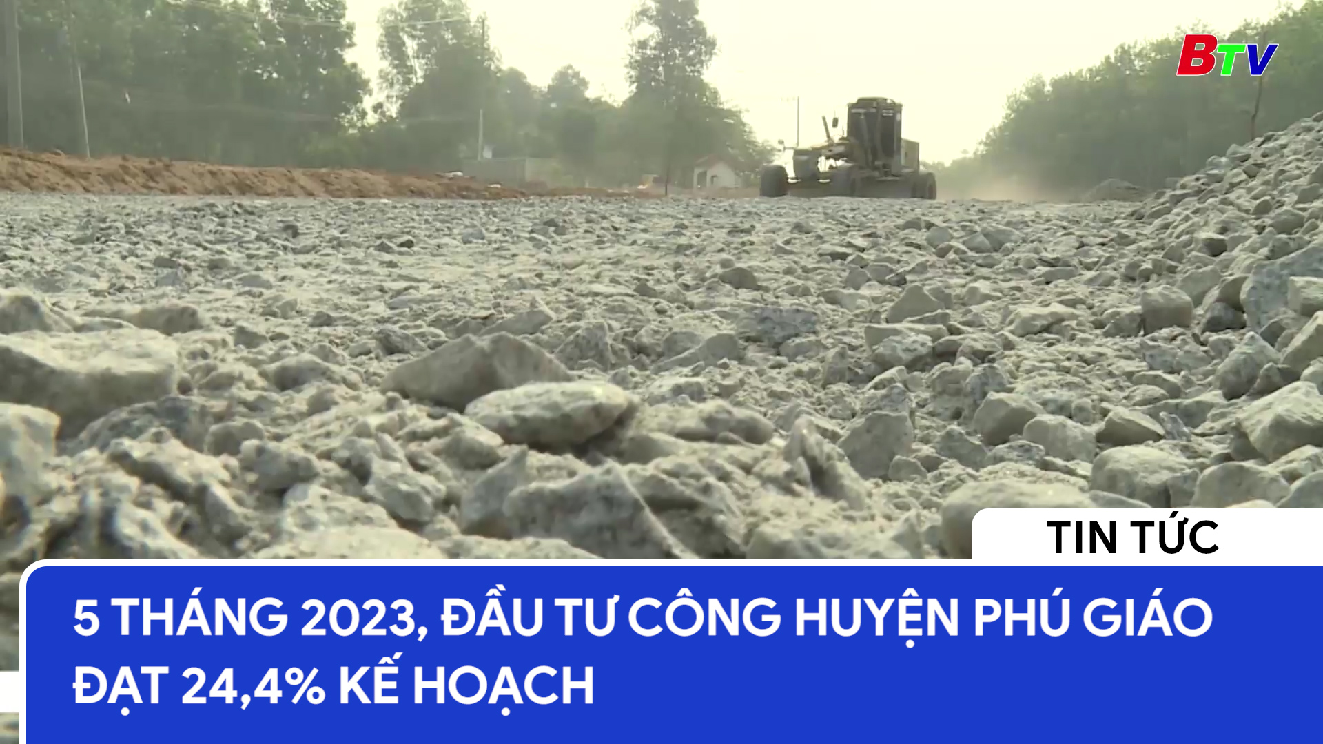 5 tháng 2023, đầu tư công huyện Phú Giáo đạt 24,4% kế hoạch