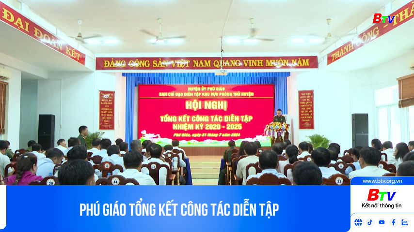 Phú Giáo tổng kết công tác diễn tập