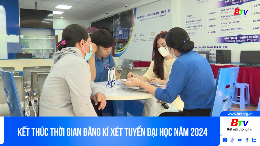 Kết thúc thời gian đăng kí xét tuyển đại học năm 2024