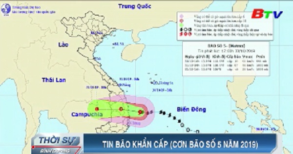 Tin bão khẩn cấp (Cơn bão số năm 2019)