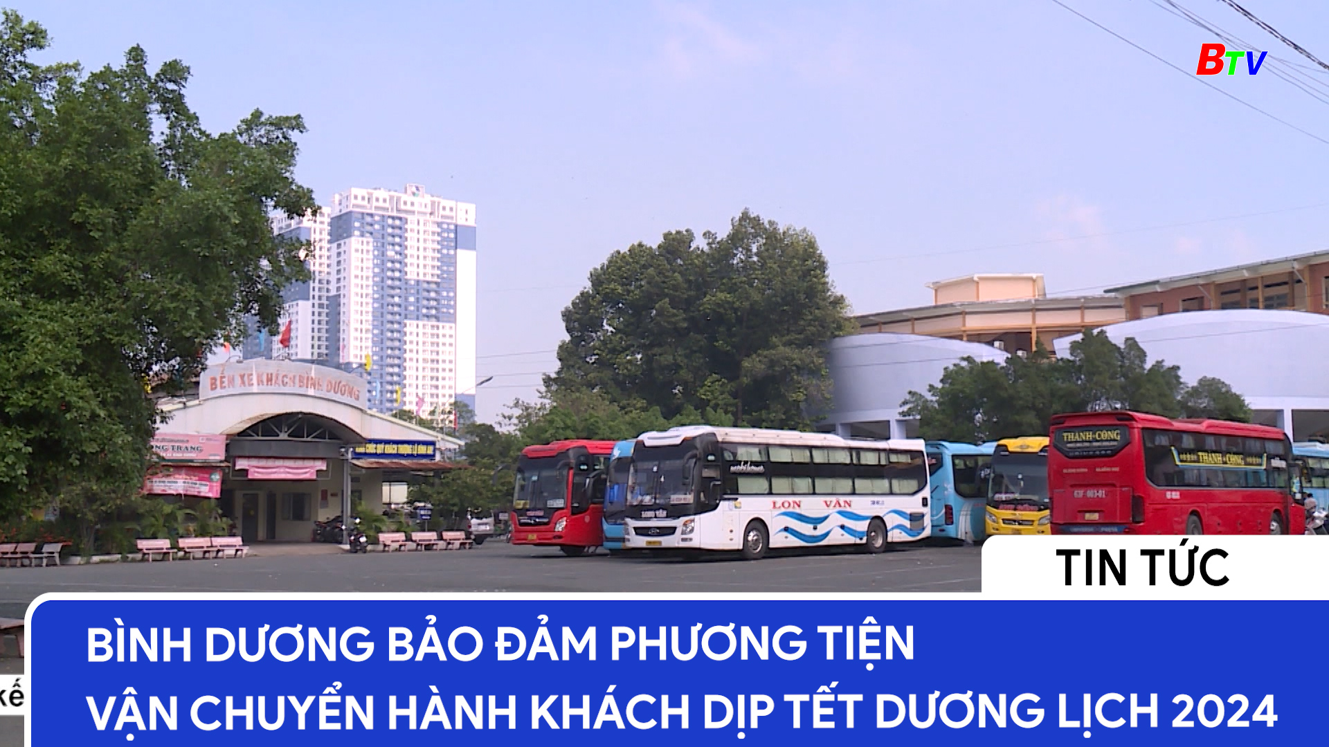 Bình Dương bảo đảm phương tiện vận chuyển hành khách dịp tết dương lịch 2024